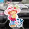 Strawberry Girl Puppy Hilton Car Air Freshener Hanging Ornament With HotelInspired Scent 5