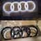 Audi Front Grill LED Emblem Light For A3 A4 A5 A6 A7 A8 Q3 Q5 Q7 2026 Illuminated Logo Badge 1