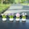 Flower Pot Elf Mini Bonsai Decor Figurine For Car Desktop 0