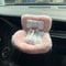 Kawaii Labubu Car Doll Safety Seat Ornament For Cute Auto Interior Decor 2