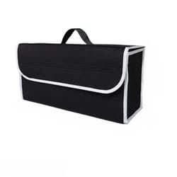 large soft felt car trunk organizer storage bag for tools, groceries & travel essentials