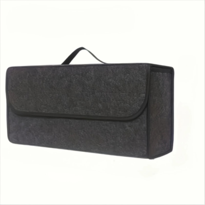 Large Soft Felt Car Trunk Organizer Storage Bag For Tools Groceries Travel Essentials 6