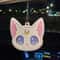 Pink Cute Cat Car Fragrance Pendant With English Pear Freesia Scent 3