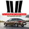 Gloss Black Window Pillar Trim Stickers For Peugeot Citroen Models 2