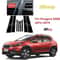 Gloss Black Window Pillar Trim Stickers For Peugeot Citroen Models 7
