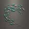 3D Electroplated Fish Wall Decoration Pendant 0