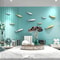 3D Electroplated Fish Wall Decoration Pendant 4