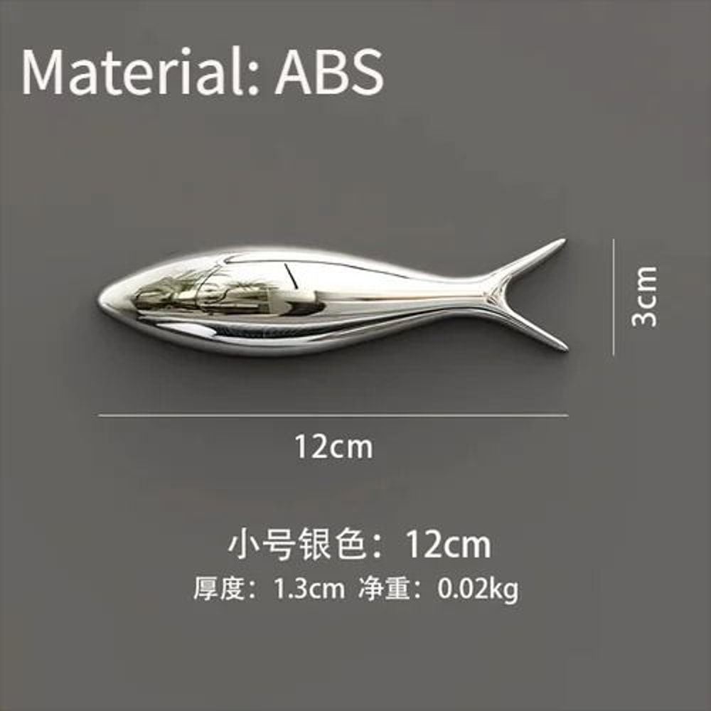 3D Electroplated Fish Wall Decoration Pendant 6