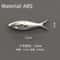 3D Electroplated Fish Wall Decoration Pendant 6