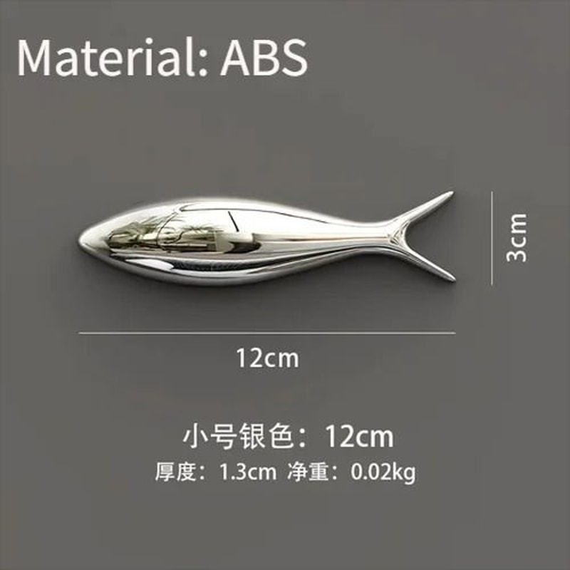 3D Electroplated Fish Wall Decoration Pendant 6