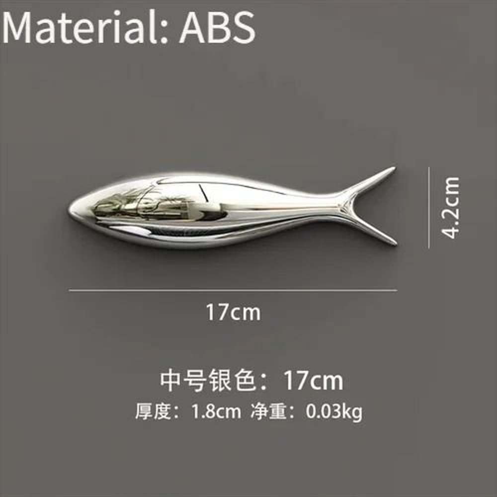 3D Electroplated Fish Wall Decoration Pendant 7