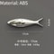 3D Electroplated Fish Wall Decoration Pendant 7