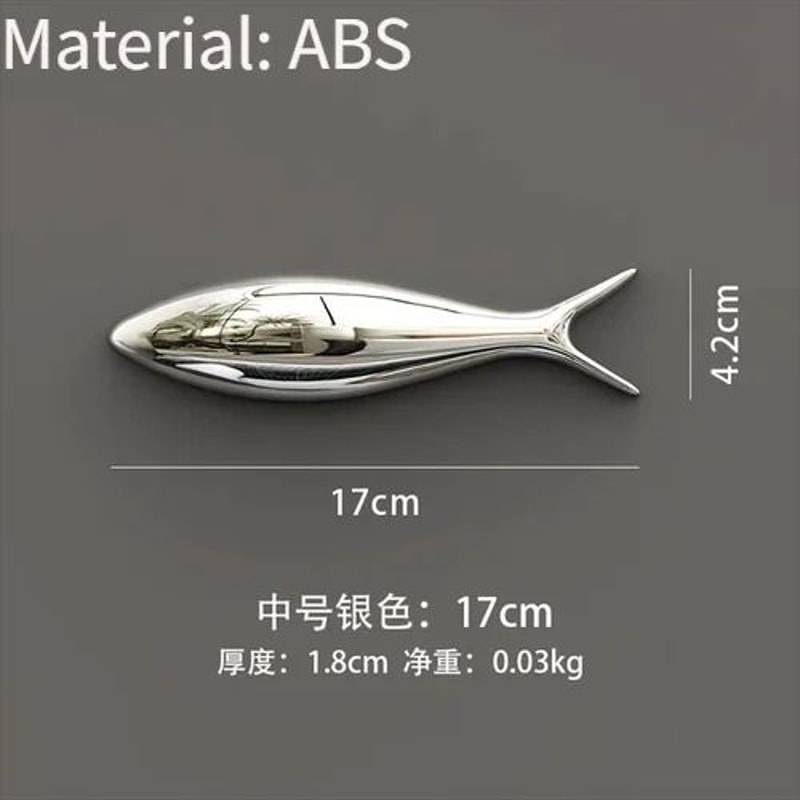 3D Electroplated Fish Wall Decoration Pendant 7