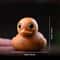 HandCarved Wooden Yellow Duck Desktop Ornament For Home Office Decor 10