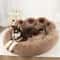 Fluffy Calming Dog Bed Sofa For Warm Cozy Pet Comfort 0