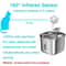 Stainless Steel Automatic Pet Water Fountain With Sensor Ultra Quiet Pump 2