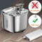 Stainless Steel Automatic Pet Water Fountain With Sensor Ultra Quiet Pump 4