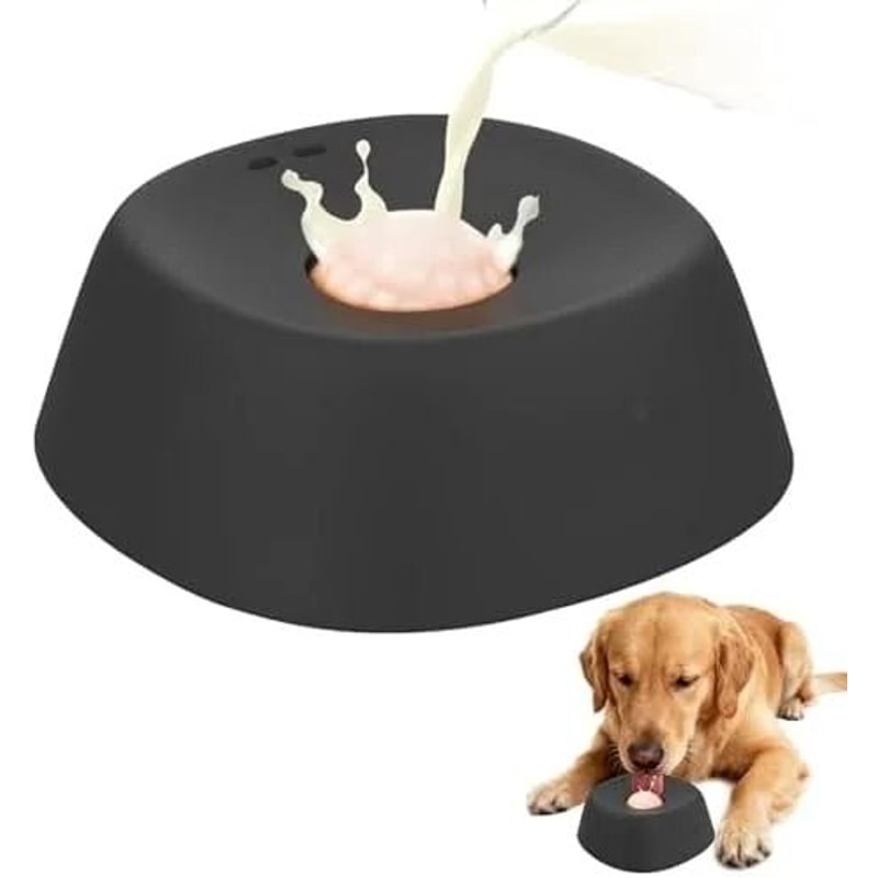 AntiChoking Slow Feeder Dog Lick Bowl For Bone Broth Yogurt 8