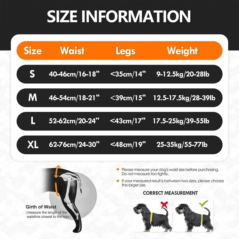Adjustable Dog Lift Harness Sling For Hind Leg Support Walking Assistance 2