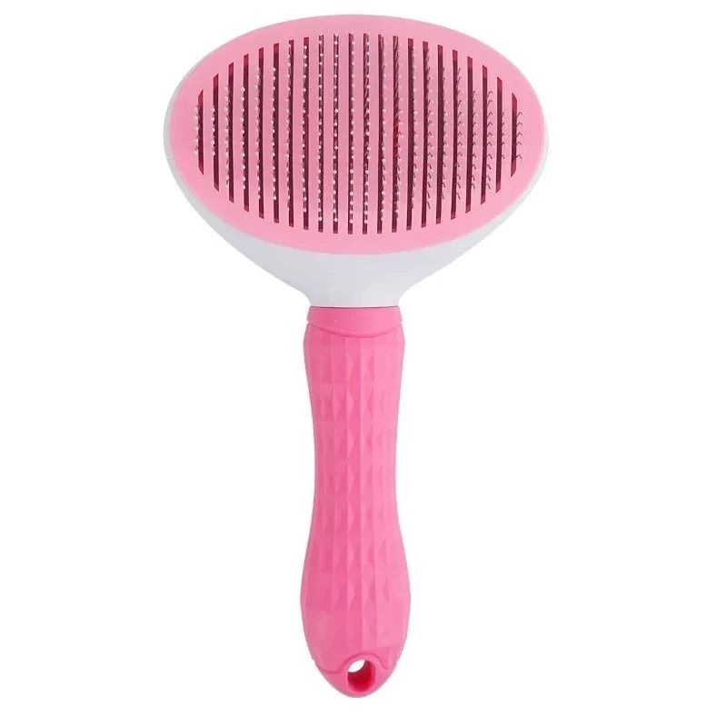 Self Cleaning Pet Grooming Brush For Dogs Cats 9