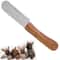 Professional Stainless Steel Pet Stripping Knife With Wooden Handle 0