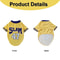 SLAM 47 Breathable Dog Basketball Jersey Shirt For Small And Large Dogs 4