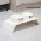 Elevated Adjustable Raised Dog Feeder With Double Stainless Steel Bowls For Small Medium Large Pet 6