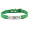 Personalized PU Leather Dog Collar With Engraved Name ID For Small Medium Large Pets 6