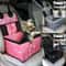 Portable Pet Dog Car Seat Cover With Storage Pockets For Small Medium Dogs 1