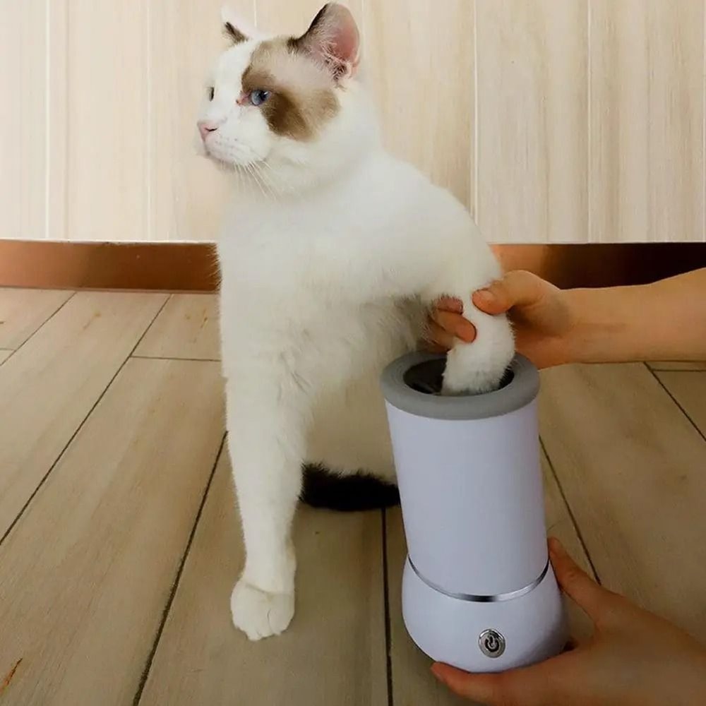 USB Rechargeable Automatic Dog Paw Cleaner And Pet Paw Massager 1