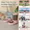 38L Automatic Gravity Pet Feeder Water Dispenser For Small Medium Pets 2