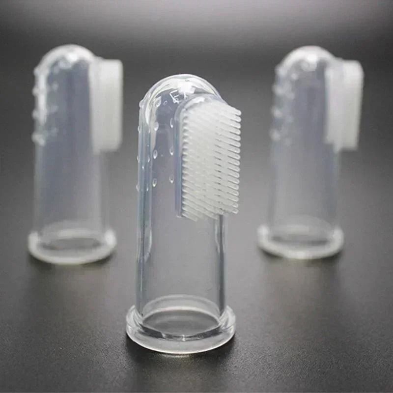 5 Piece Super Soft Pet Finger Toothbrush Set For Dogs Cats 6