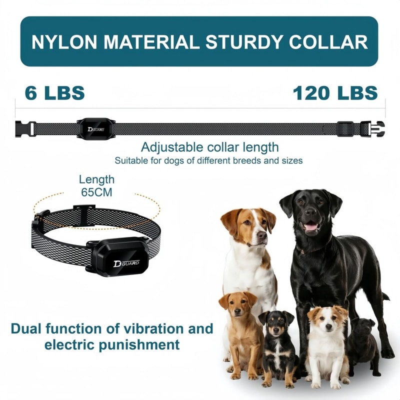 3300FT Waterproof Remote Dog Training Collar For Small Medium Large Dogs 1