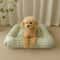 Macaron Plush Pet Bed Pad For Dogs Cats With Non Slip Bottom 2
