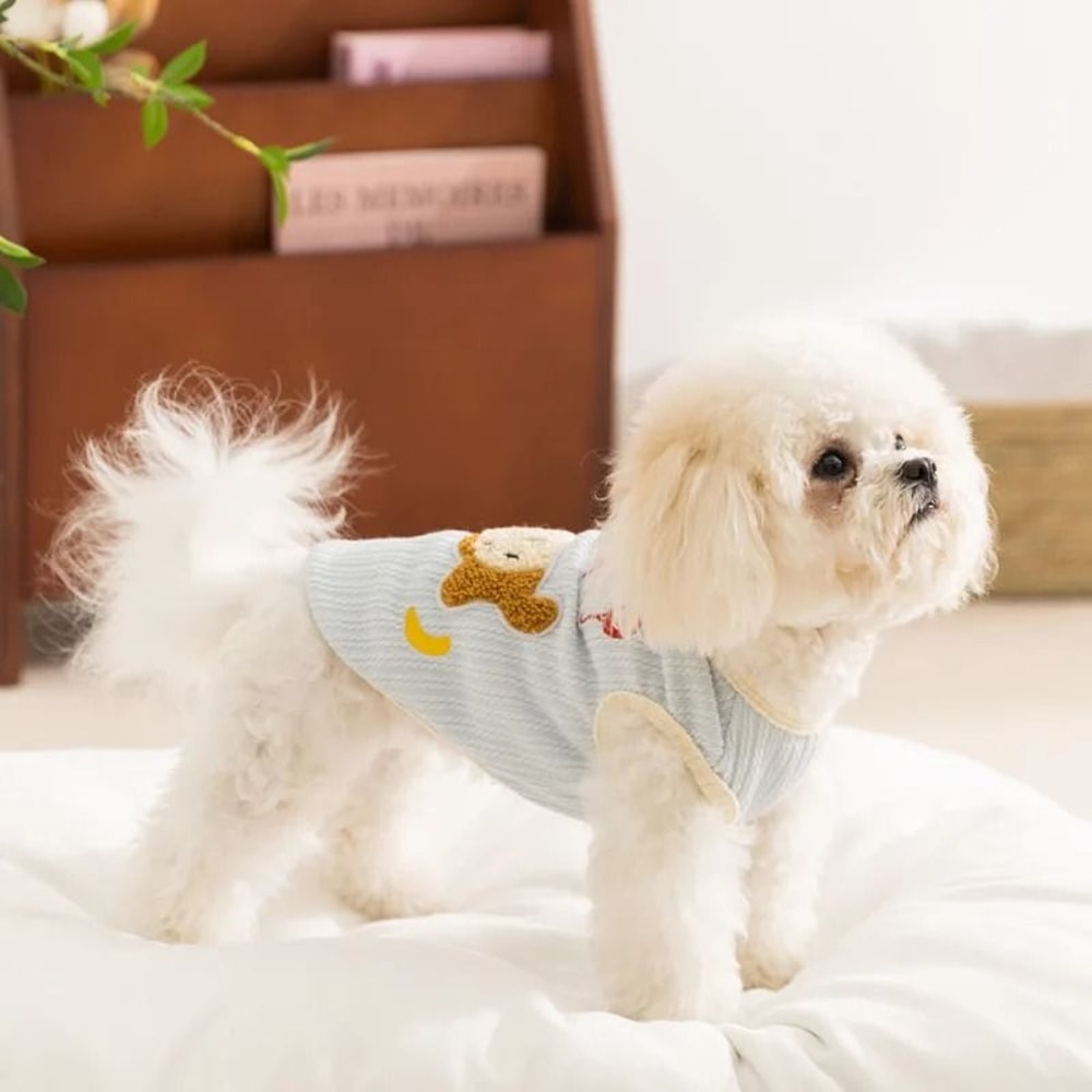 Breathable Soft Winter Dog Vest Clothes For Small Dogs Cats 3