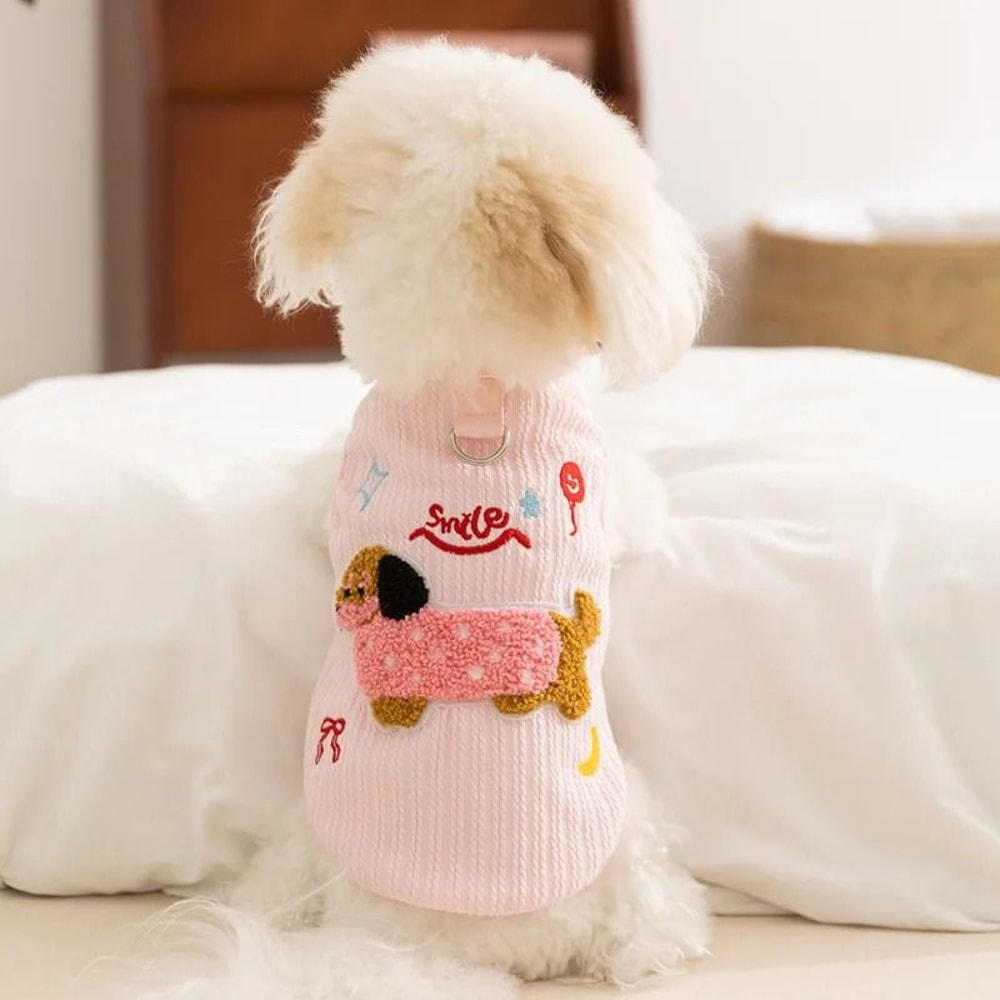 Breathable Soft Winter Dog Vest Clothes For Small Dogs Cats 4