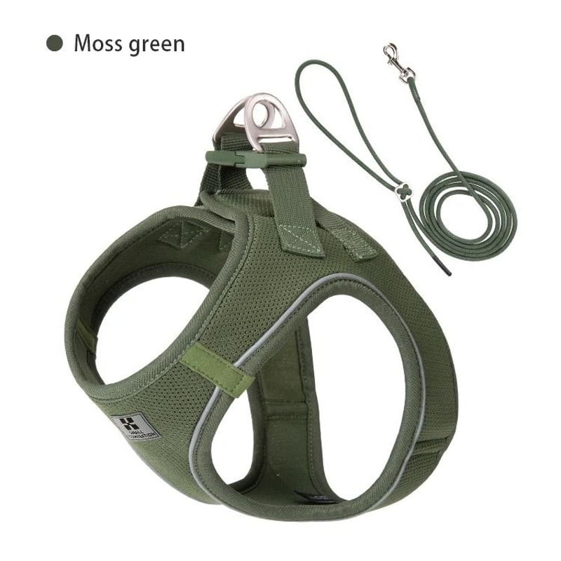 Adjustable Reflective Dog Harness Leash Set For Small Medium Pets 9