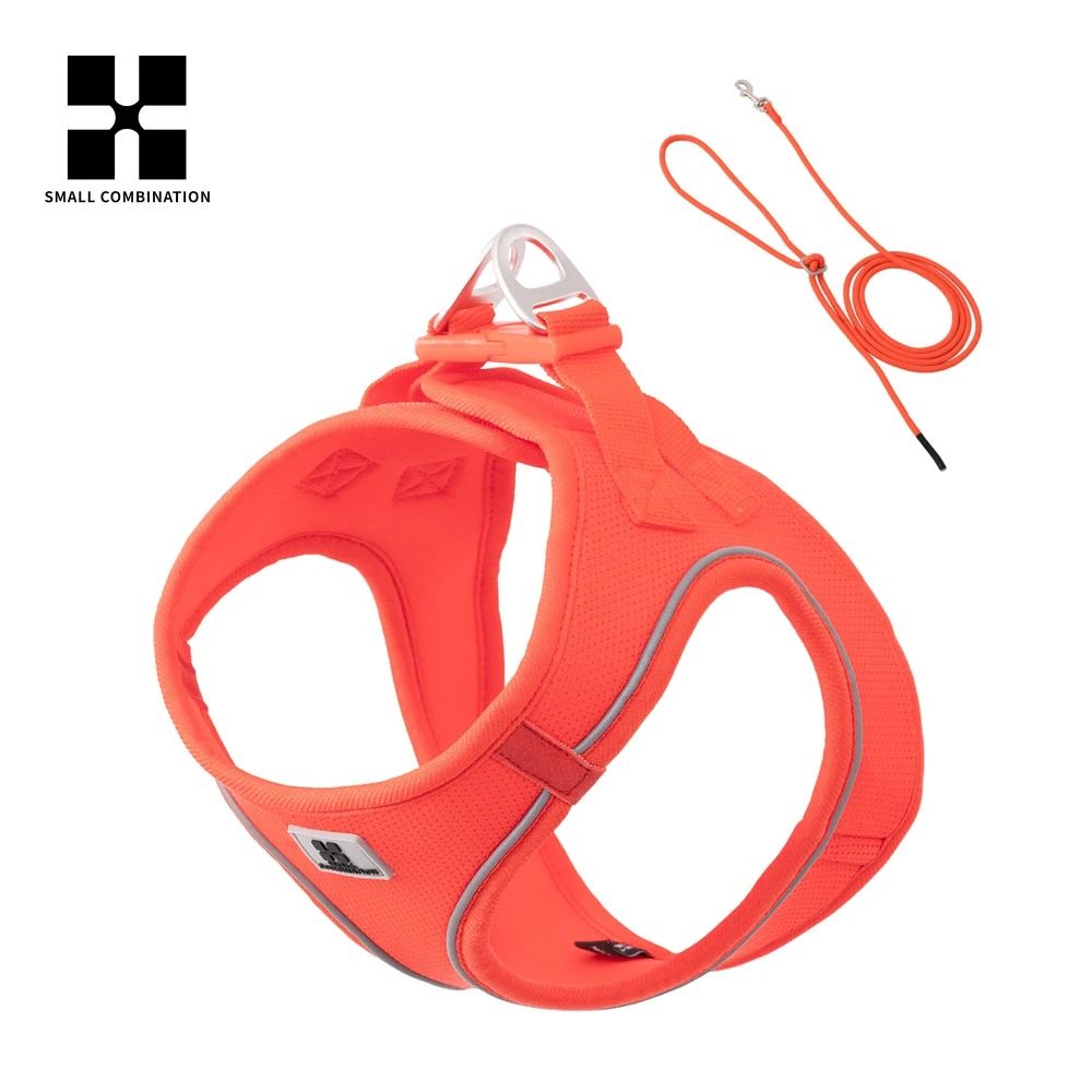 Adjustable Reflective Dog Harness Leash Set For Small Medium Pets 12