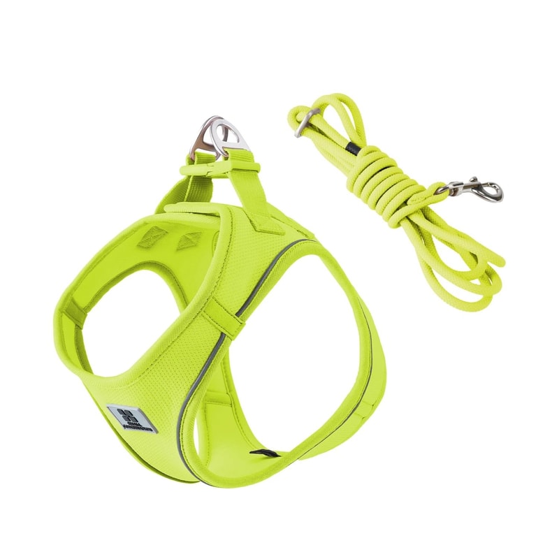 Adjustable Reflective Dog Harness Leash Set For Small Medium Pets 16
