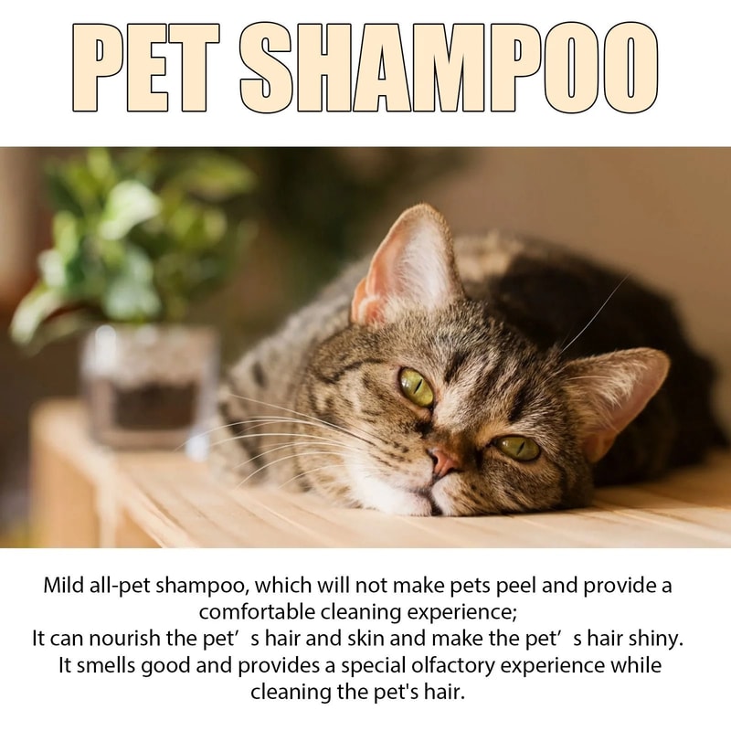 Anti Flea Deodorizing Pet Shampoo For Dogs Cats 3