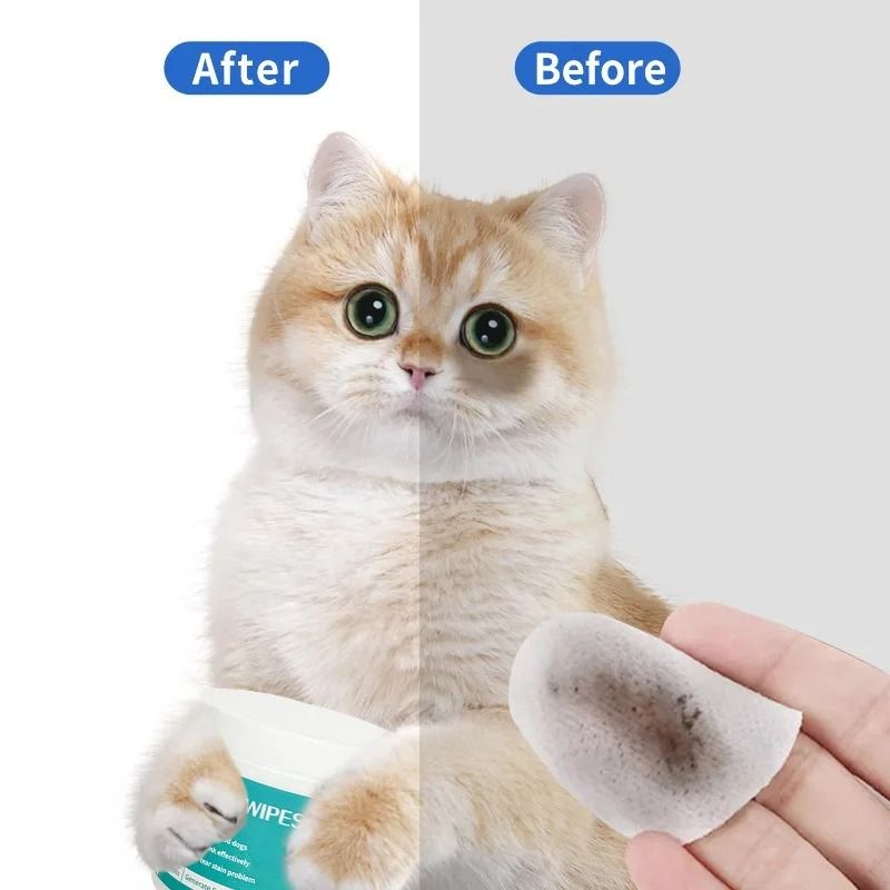 100 Piece Pet Eye Cleaning Wipes For Tear Stain Eye Care 3