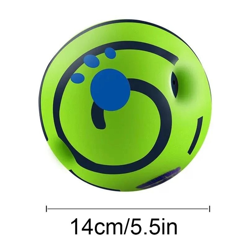 Interactive Wobble Giggle Ball Dog Toy For Active Play Mental Stimulation 6