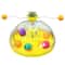 Interactive Cat Puzzle Toy With Spinning Track Balls Feather Teaser 10