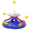 Interactive Cat Puzzle Toy With Spinning Track Balls Feather Teaser 13