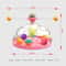 Interactive Cat Puzzle Toy With Spinning Track Balls Feather Teaser 6