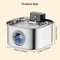 32L Wireless Stainless Steel Cat Water Fountain With Smart Sensor 1