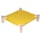 Elevated Wooden Cat Hammock Bed With Breathable Canvas For Cats Small Dogs 9