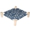 Elevated Wooden Cat Hammock Bed With Breathable Canvas For Cats Small Dogs 11