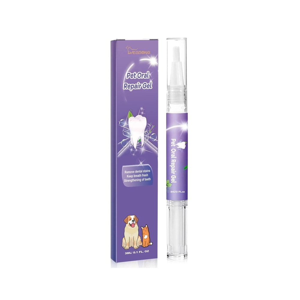Pet Dental Care Gel Pen For Dogs Cats With Fresh Breath Formula 6