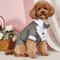 Pet Wedding Tuxedo Shirt For Small Dogs With Bow Tie 3